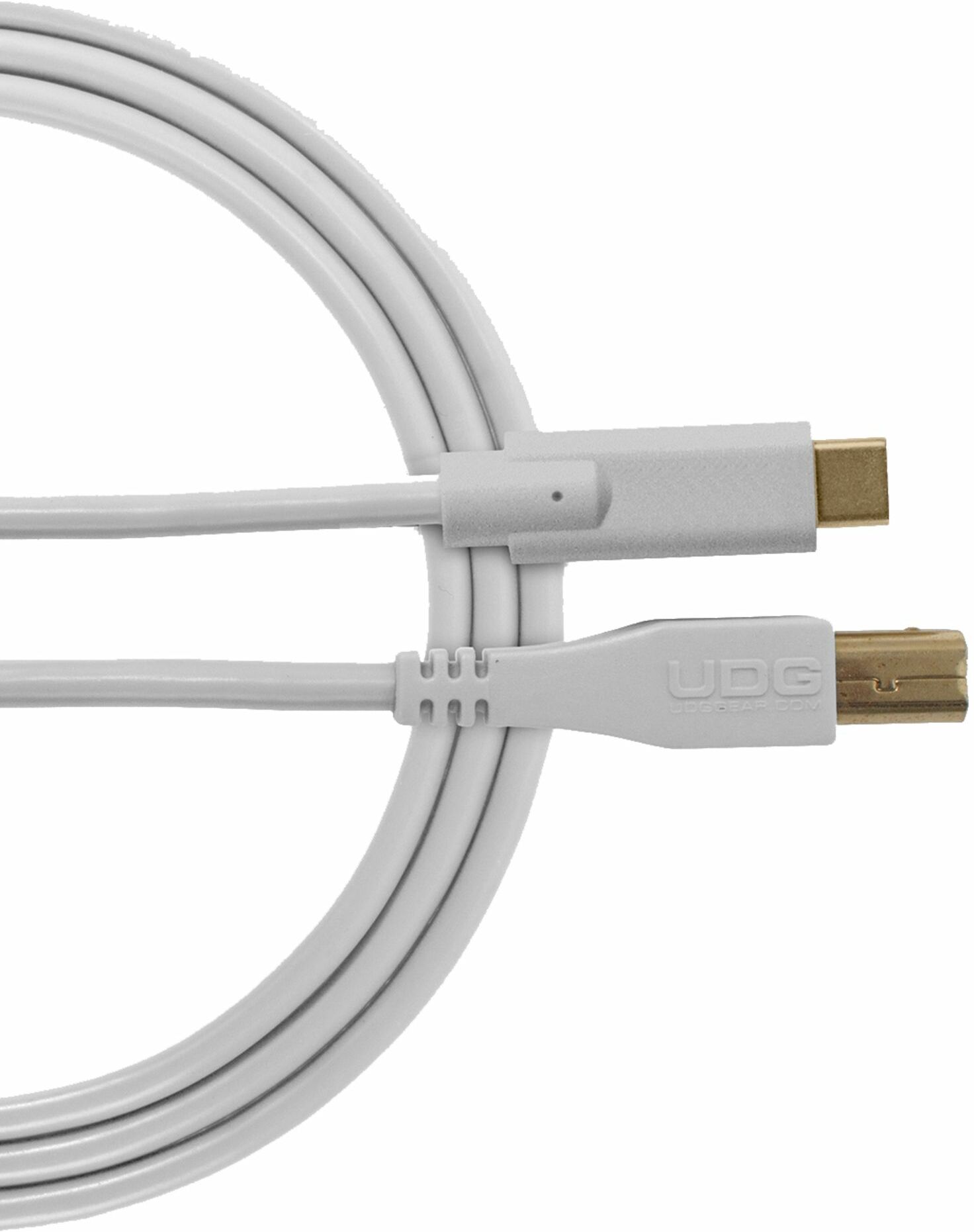 Udg U 96001 Wh (cable Usb 2.0 C-b Blanc Droit 1.5m) - Kabel - Main picture
