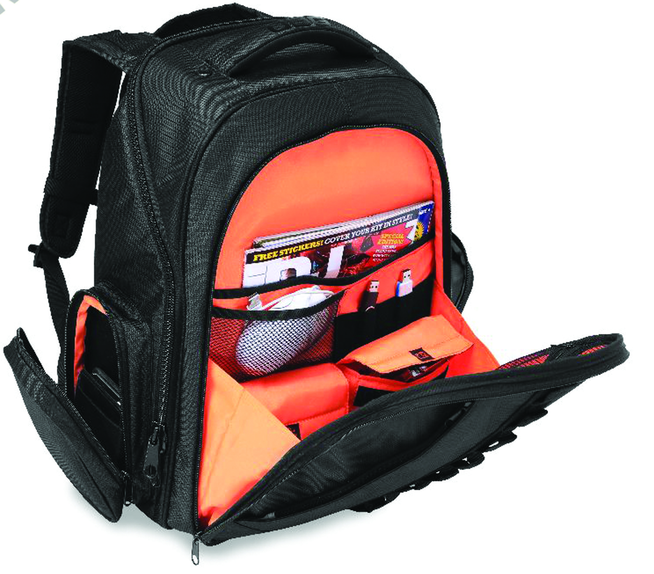 Udg Ultimate Backpack Black/orange - DJ trolley - Variation 2