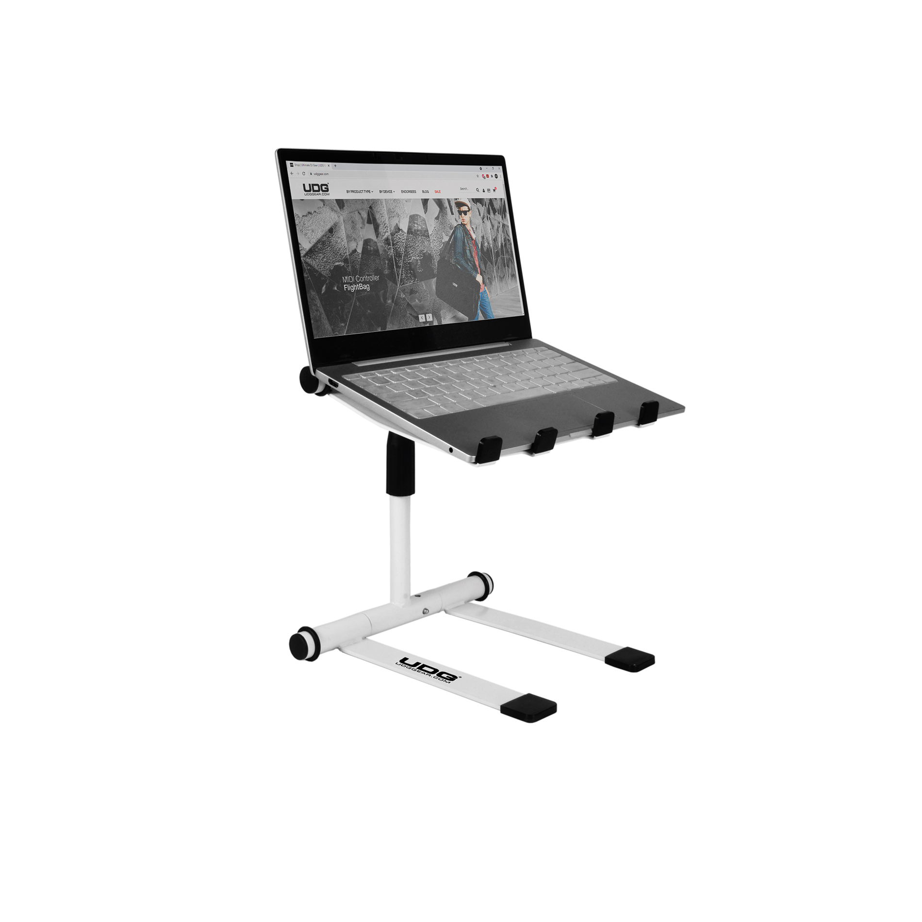Udg U 96111 Wh Support Laptop Blanc - DJ standaard & statief - Variation 2