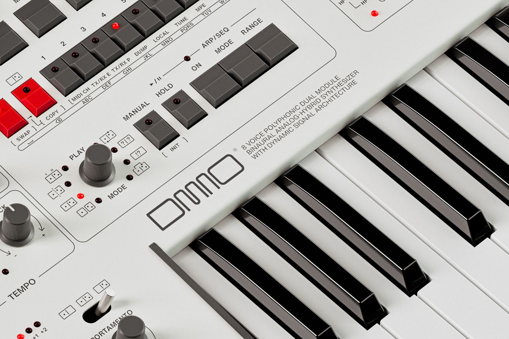 Udo Audio Dmno White - Synthesizer - Variation 1