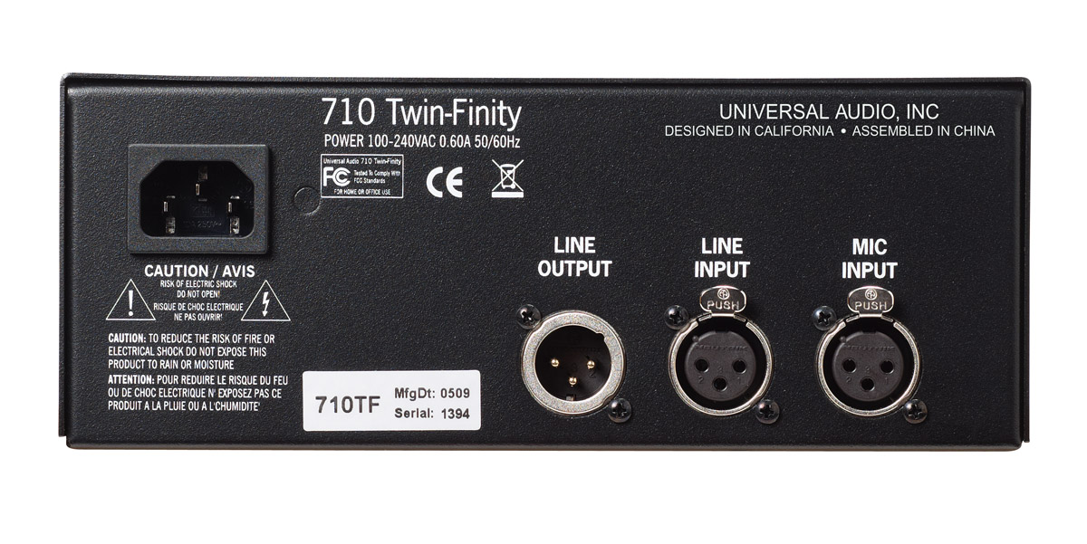 Universal Audio 710 Twin Finity - Voorversterker - Variation 1
