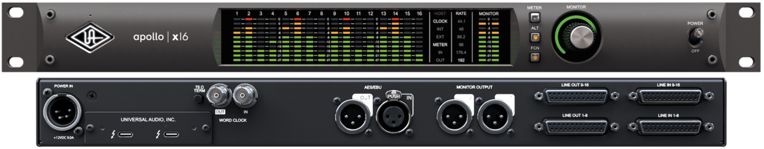 Universal Audio Apollo X16 - Thunderbolt audio-interface - Variation 4