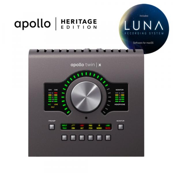 Thunderbolt audio-interface Universal audio Apollo Twin X Duo Heritage Edition
