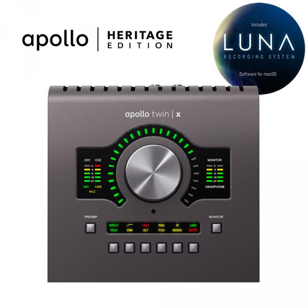 Thunderbolt audio-interface Universal audio Apollo Twin X Quad Heritage Edition