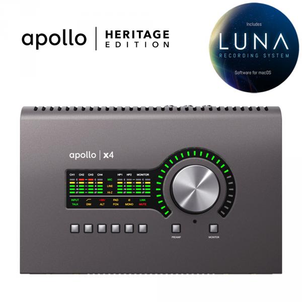 Thunderbolt audio-interface Universal audio Apollo X4 Heritage Edition