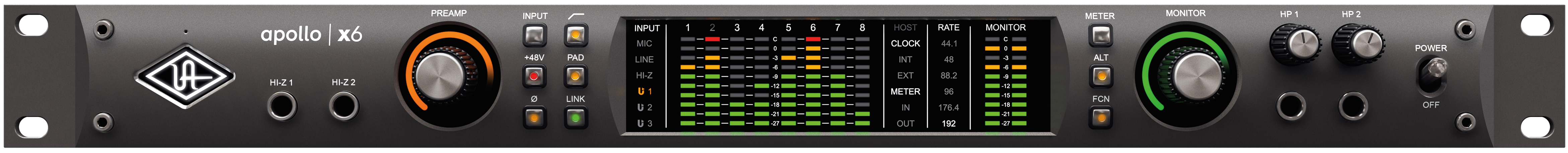 Universal Audio Apollo X6 - Thunderbolt audio-interface - Variation 7