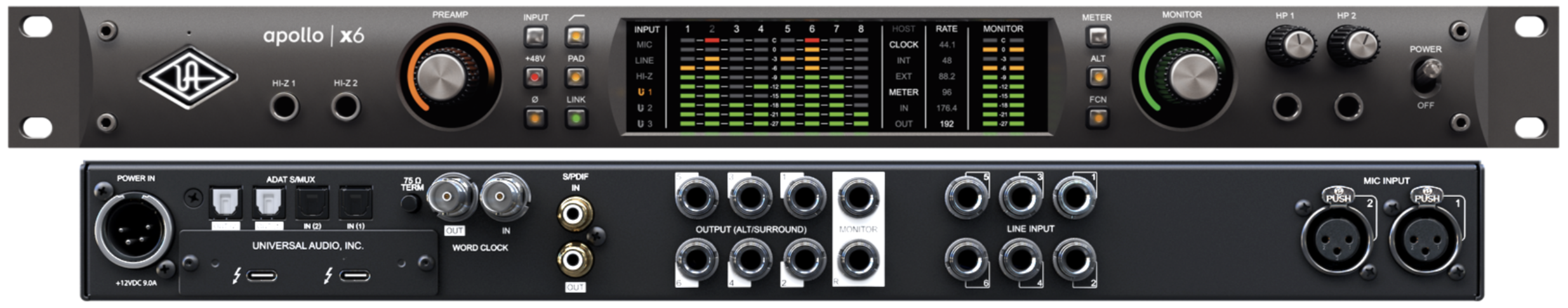 Universal Audio Apollo X6 - Thunderbolt audio-interface - Variation 4