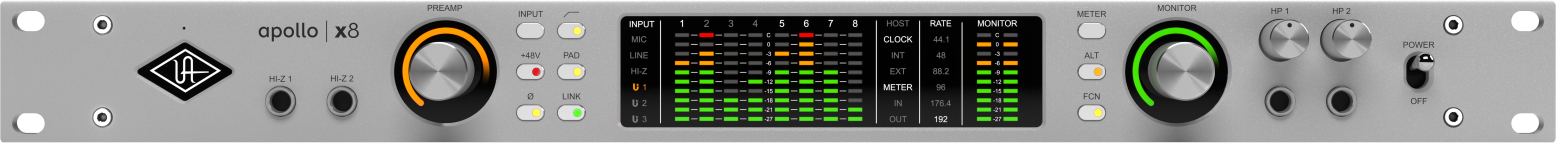 Universal Audio Apollo X8 Gen 2 Studio+ - Thunderbolt audio-interface - Main picture