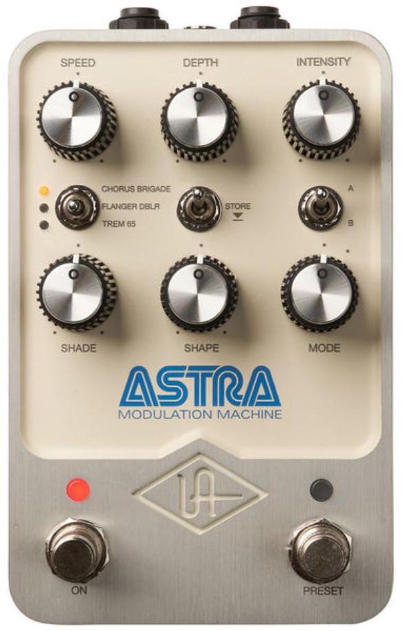 Modulation/chorus/flanger/phaser en tremolo effect pedaal Universal audio UAFX Astra Modulation Machine