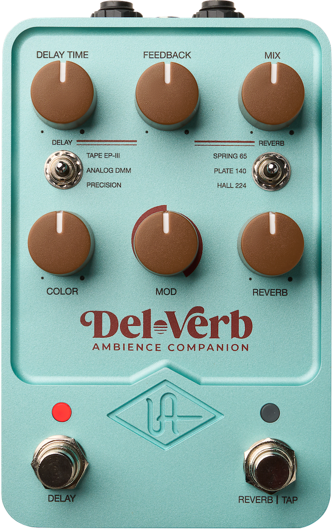 Universal Audio Uafx Del-verb Ambience Companion - Reverb/delay/echo effect pedaal - Main picture