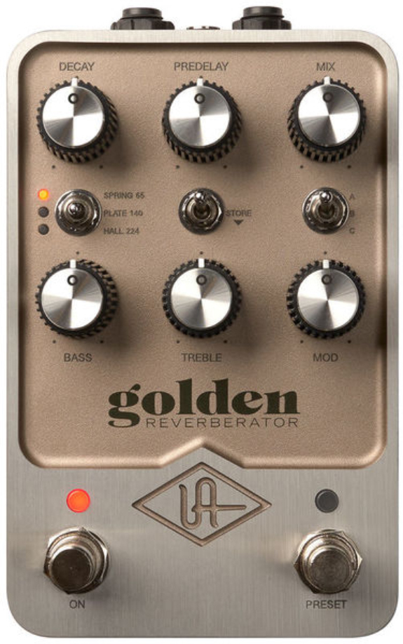 Universal Audio Uafx Golden Reverberator - Reverb/delay/echo effect pedaal - Main picture