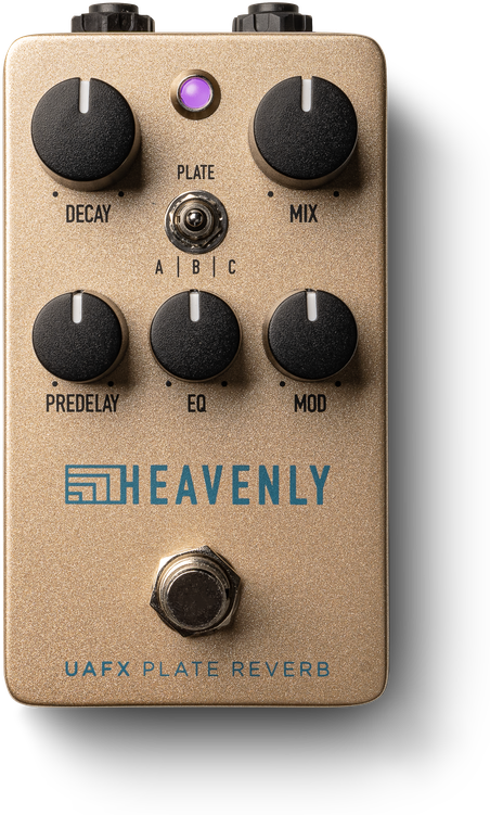 Universal Audio Uafx Heavenly Plate Reverb - Reverb/delay/echo effect pedaal - Main picture