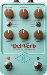 Reverb/delay/echo effect pedaal Universal audio UAFX DEL-VERB Ambience Companion