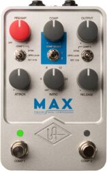Compressor/sustain/noise gate effect pedaal Universal audio UAFX MAX Preamp & Dual Compressor