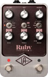 Cabinet simulator Universal audio UAFX RUBY '63 TOP BOOST AMPLIFIER