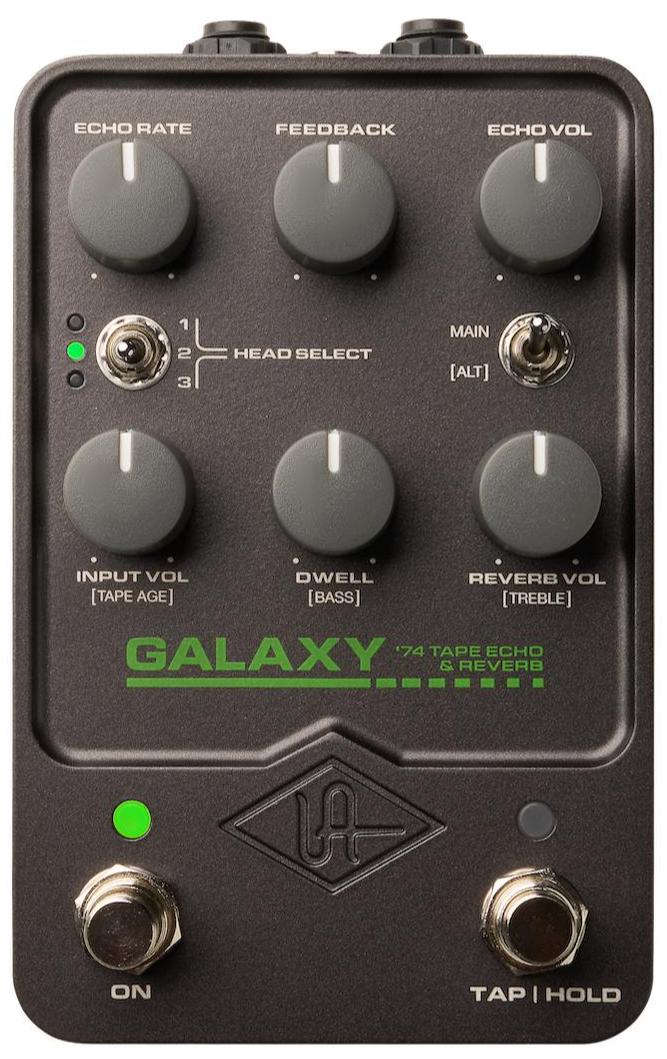 Reverb/delay/echo effect pedaal Universal audio UAFX GALAXY '74 Tape Echo & Reverb