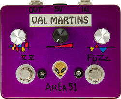 Overdrive/distortion/fuzz effectpedaal Val martins Aera 51 Octafuzz