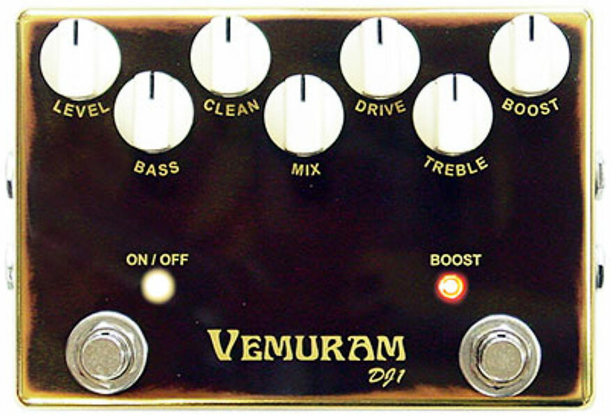 Vemuram Darryl Jones Dj1 Bass Overdrive/boost - Overdrive/distortion/fuzz effectpedaal - Main picture
