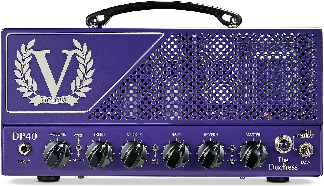 Victory Amplification Danish Pete Dp40 The Duchess Head 0,5/1,5/7/42w Purple - Gitaarversterker top - Main picture