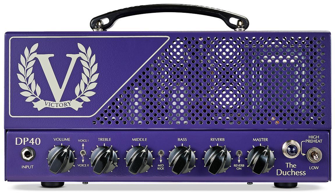 Gitaarversterker top Victory amplification Danish Pete DP40 The Duchess Head