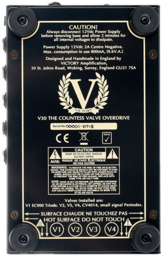 Victory Amplification V4 V30 The Countess Preamp A Lampes - Elektrische voorversterker - Variation 3