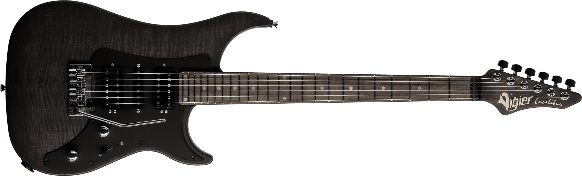 Vigier Excalibur Speciaal Hsh Trem Mn - Velour Noir - Metalen elektrische gitaar - Main picture