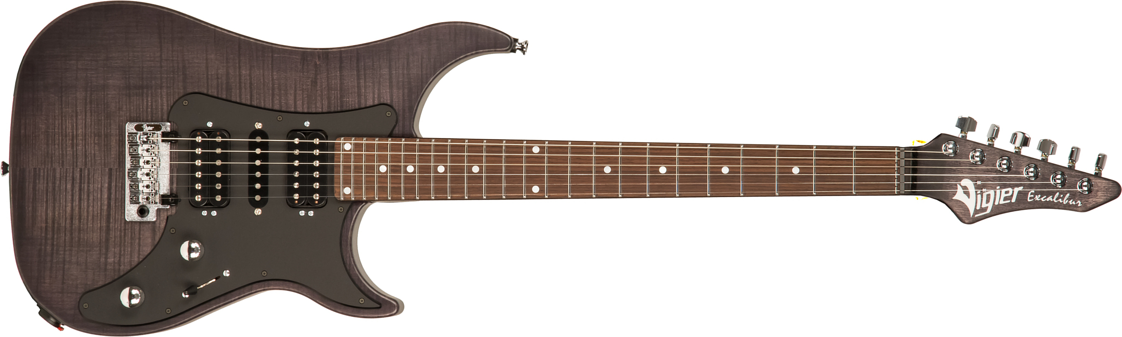 Vigier Excalibur Speciaal Hsh Trem Rw - Velour Noir - Metalen elektrische gitaar - Main picture