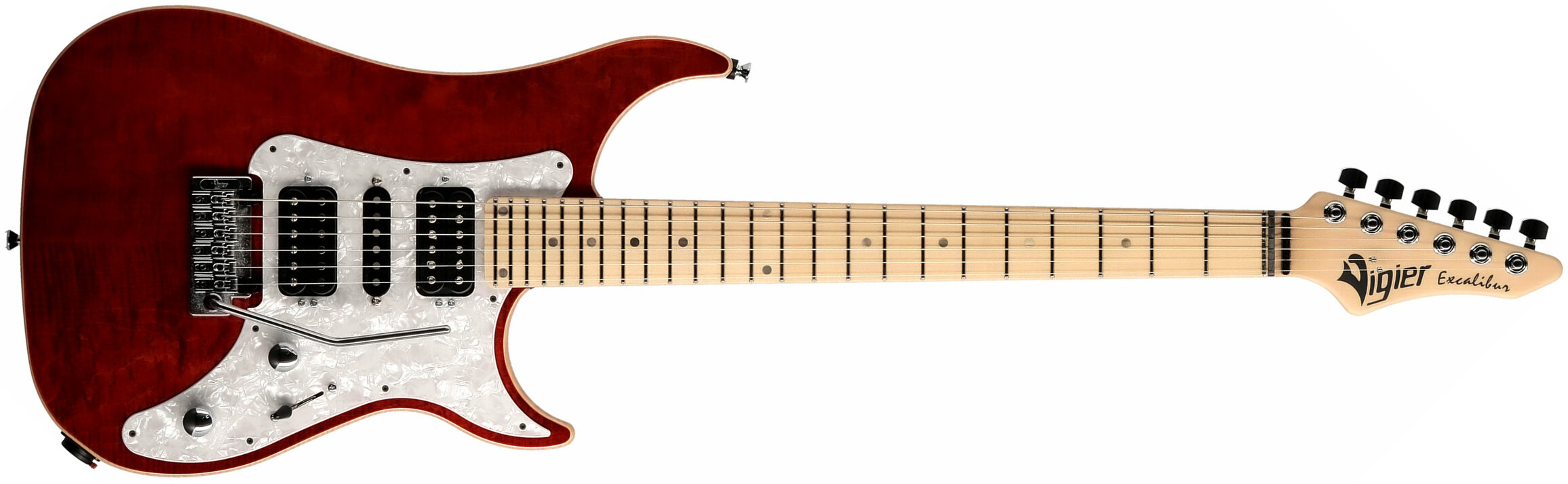 Vigier Excalibur Special Hsh Trem Mn - Ruby - Elektrische gitaar in Str-vorm - Main picture