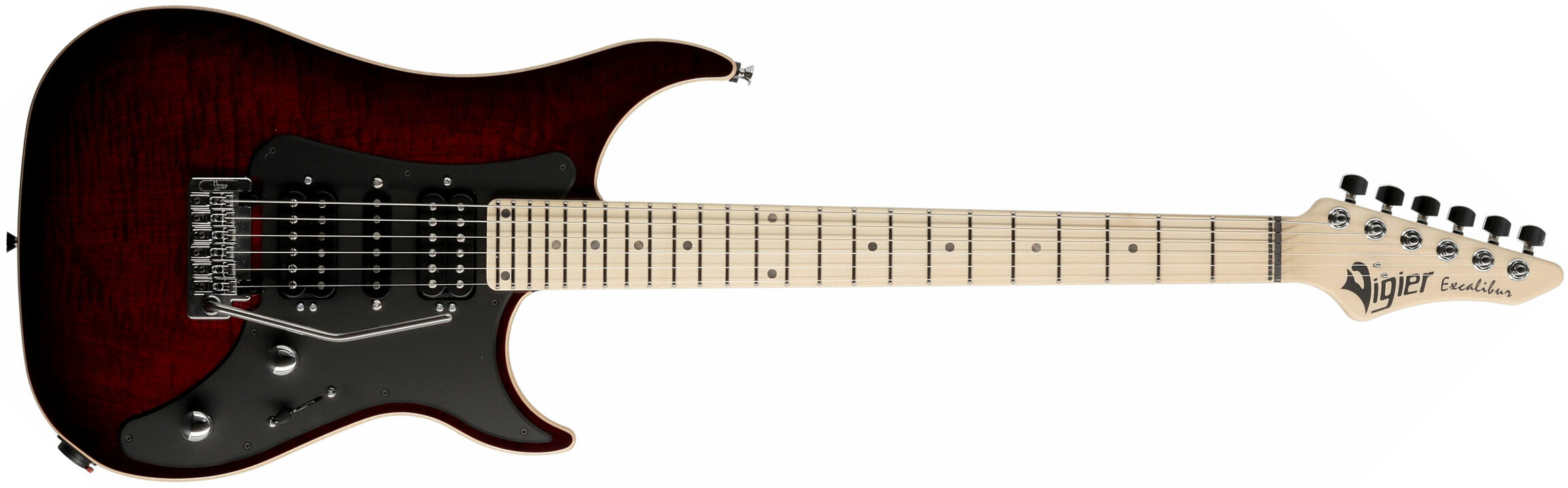 Vigier Excalibur Special Hsh Trem Mn - Deep Burgundy - Elektrische gitaar in Str-vorm - Main picture