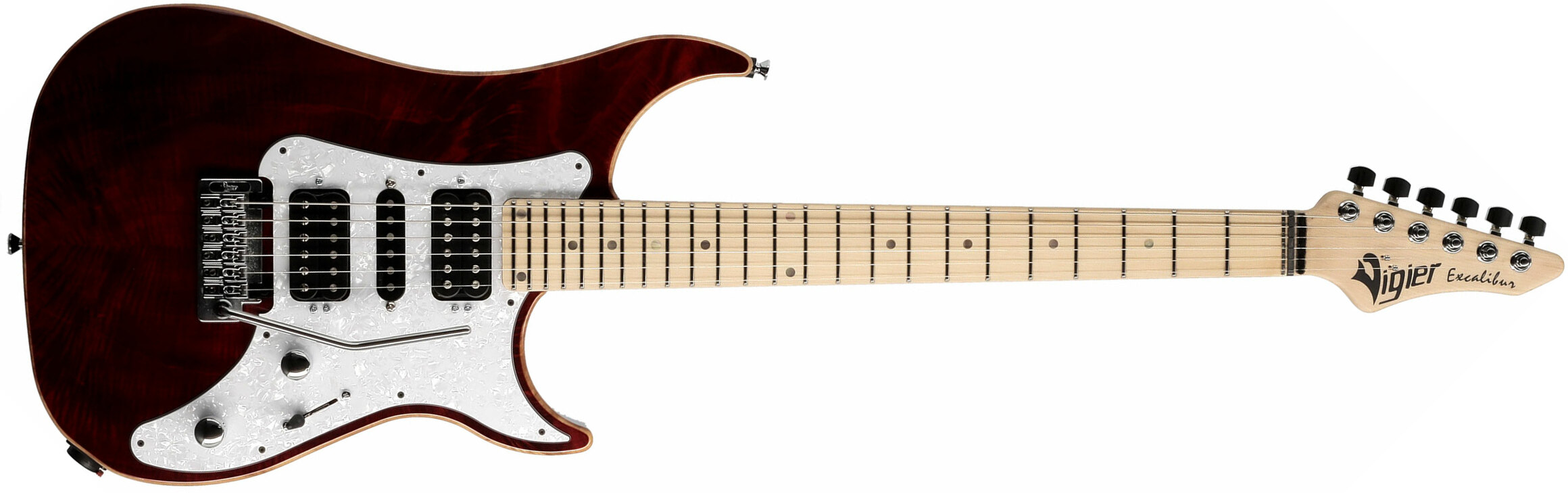 Vigier Excalibur Special Hsh Trem Mn - Ruby - Elektrische gitaar in Str-vorm - Main picture