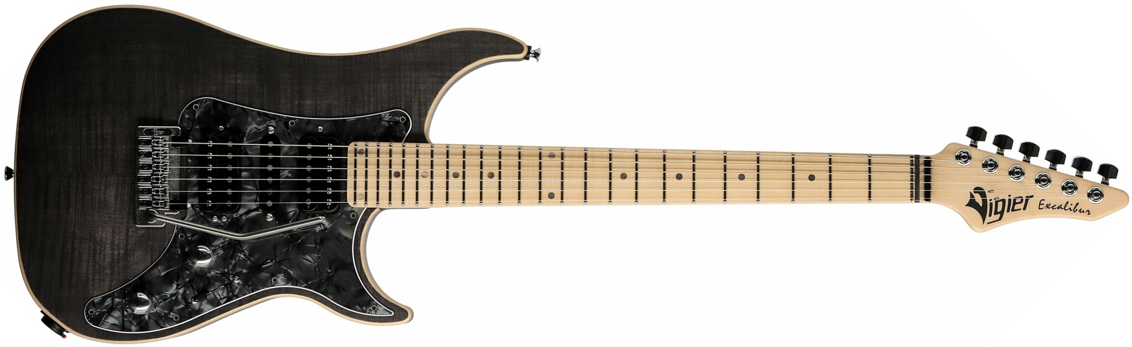 Vigier Excalibur Special Hsh Trem Mn +housse - Black Diamond - Guitarra eléctrica de doble corte. - Main picture