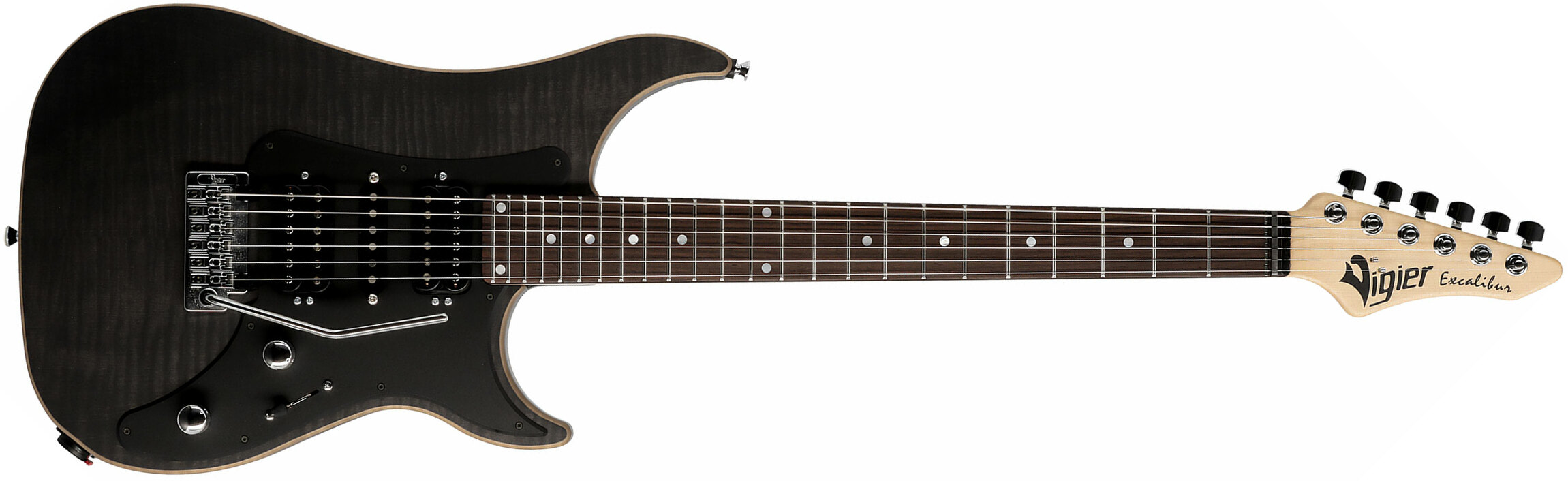 Vigier Excalibur Special Hsh Trem Rw - Black Diamond Matte - Elektrische gitaar in Str-vorm - Main picture