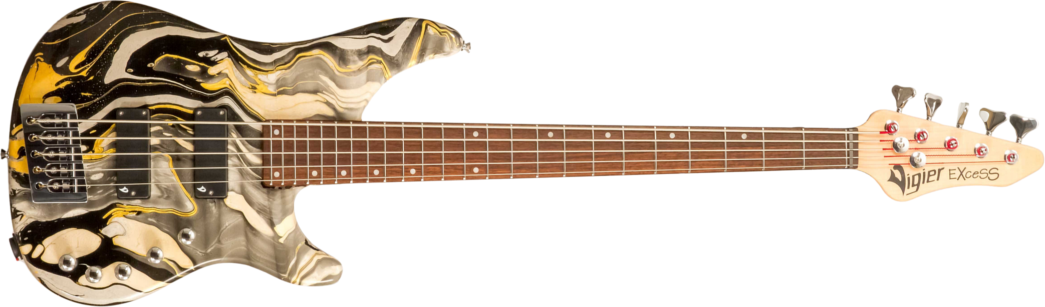 Vigier Excess Original 5c Active Rw - Rock Art - Solid body elektrische bas - Main picture