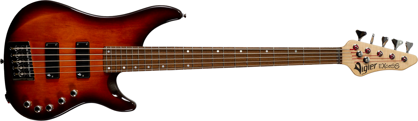 Vigier Excess Original 5c Active Rw - Antique Violin - Solid body elektrische bas - Main picture