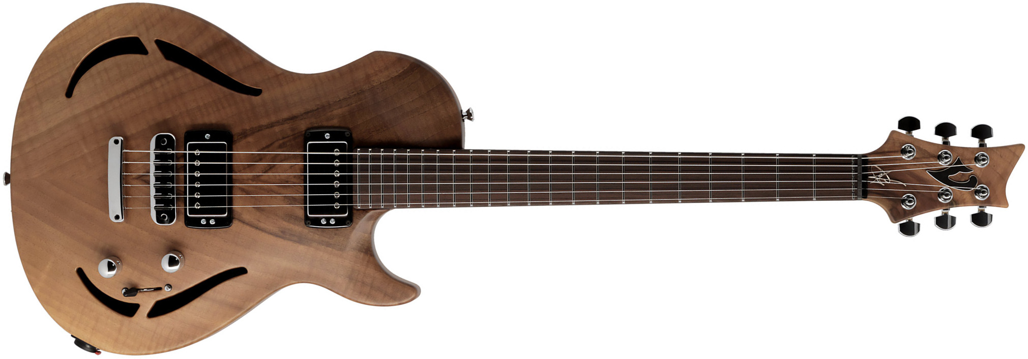 Vigier G.v. Wood Hollow 2h Ht Rw #0629 - Natural - Semi hollow elektriche gitaar - Main picture