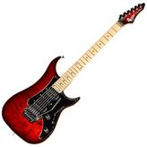 Vigier Excalibur Custom Hsh Mn - Mysterious Red - Elektrische gitaar in Str-vorm - Variation 1