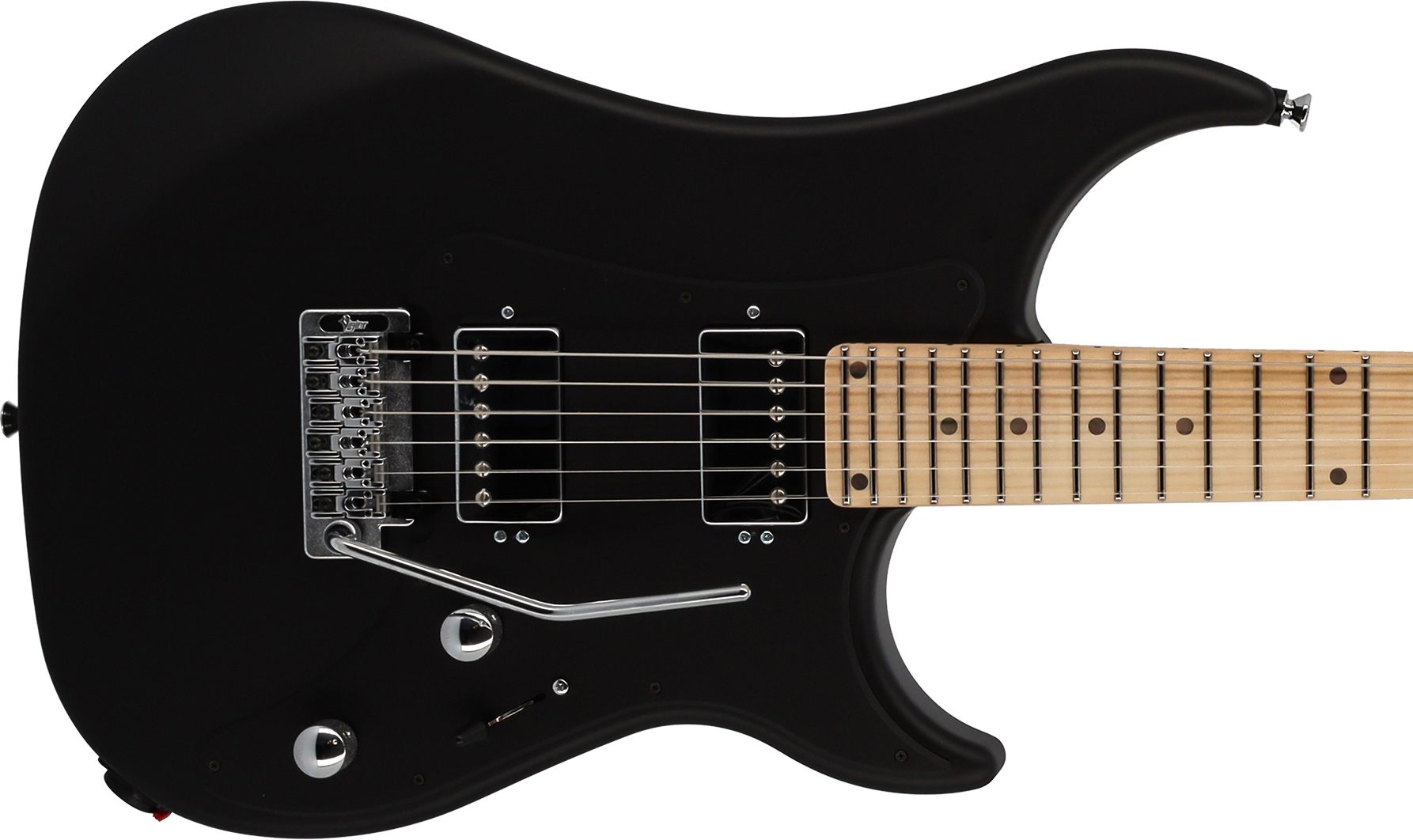 Vigier Excalibur Indus 2h Trem Mn - Black Matte - Guitarra eléctrica de doble corte. - Variation 1