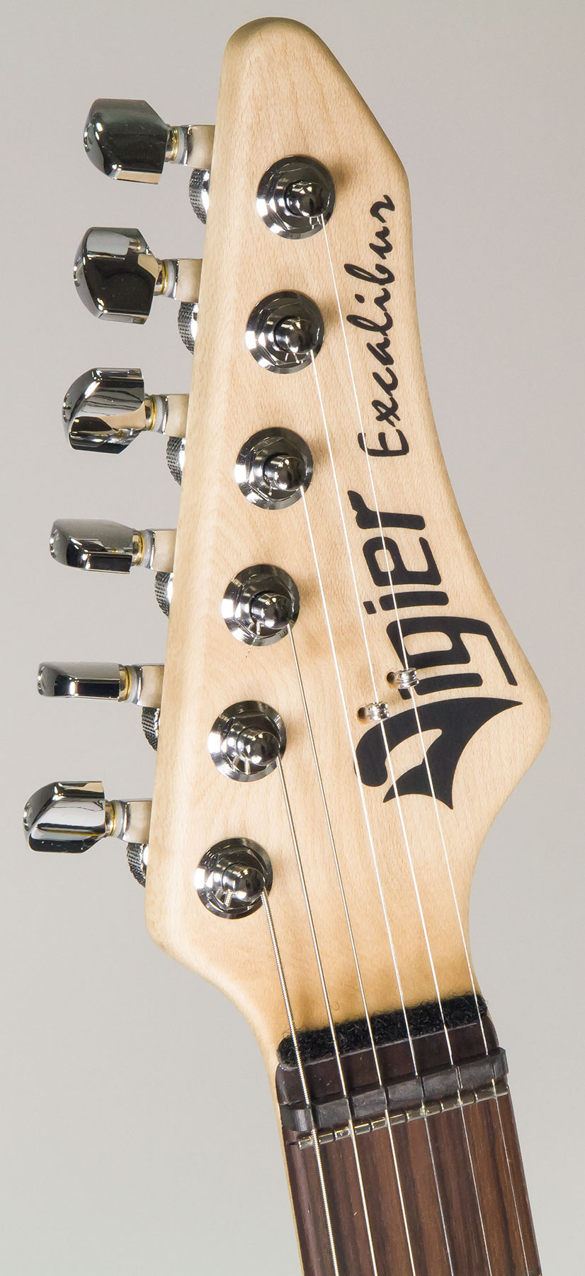 Vigier Excalibur Indus Hh Trem Rw - Textured Black - Guitarra eléctrica de doble corte. - Variation 4