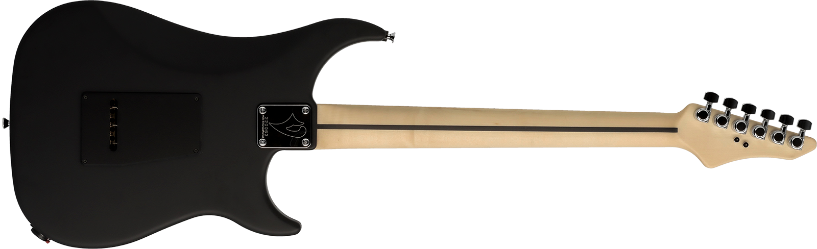 Vigier Excalibur Indus Lh Gaucher 2h Trem Mn - Textured Black - Linkshandige elektrische gitaar - Variation 1