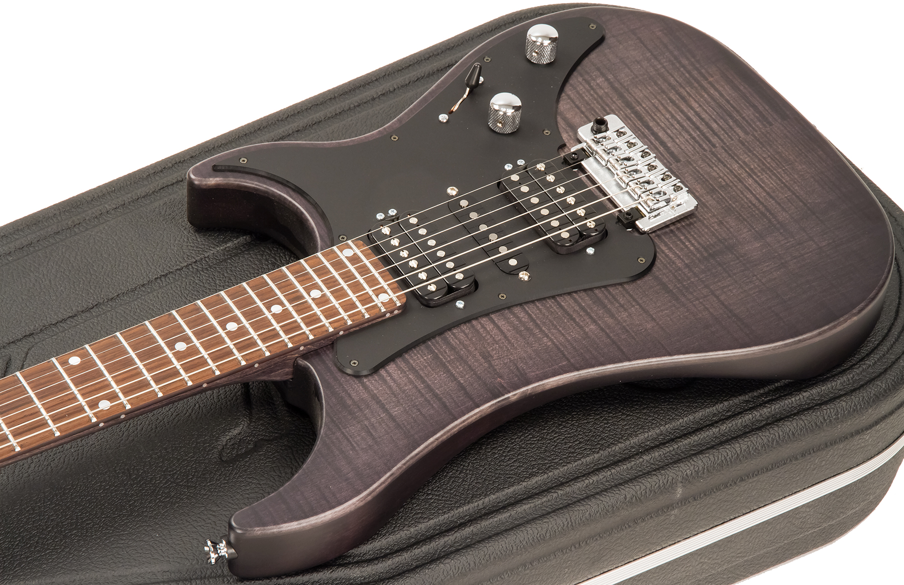 Vigier Excalibur Speciaal Hsh Trem Rw - Velour Noir - Metalen elektrische gitaar - Variation 2