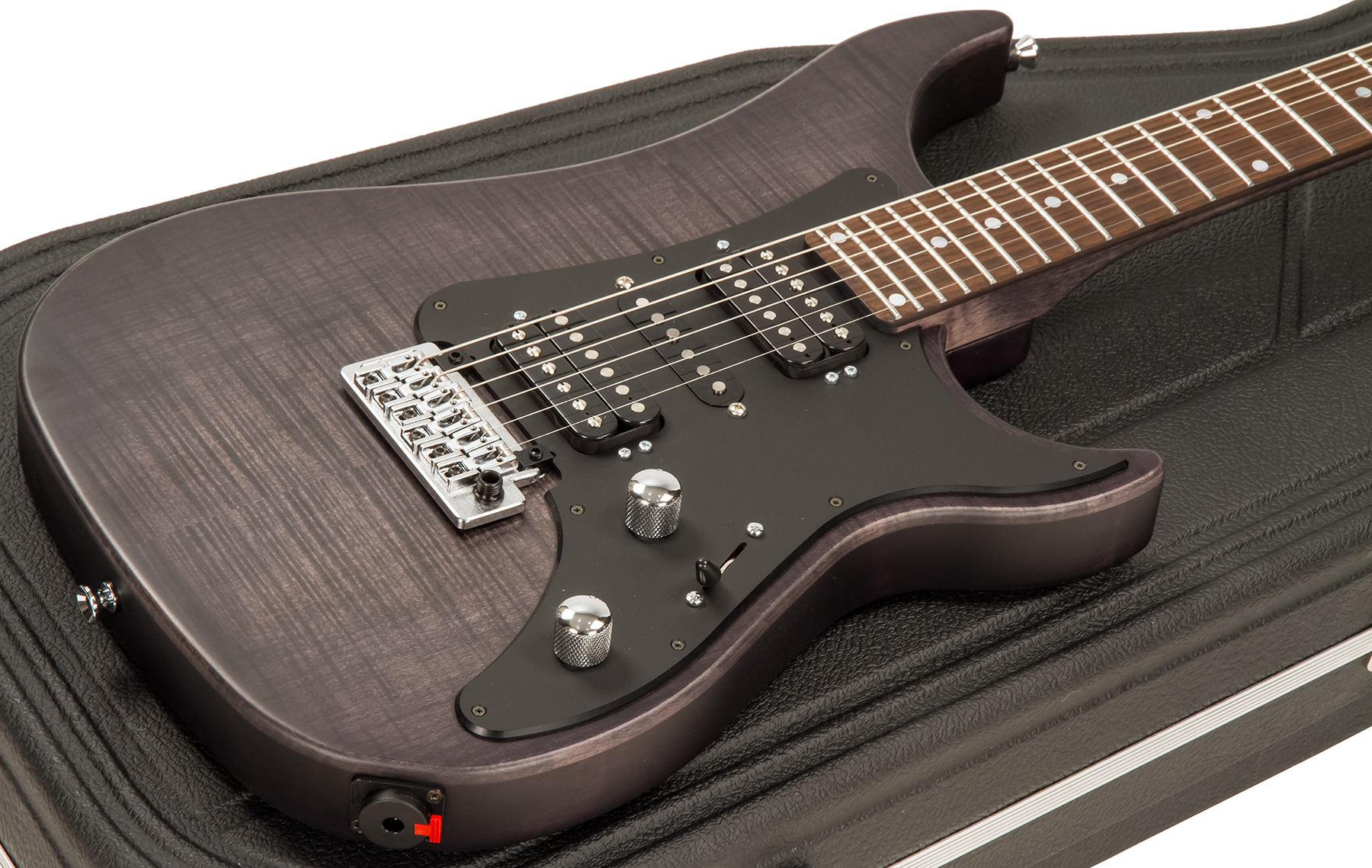 Vigier Excalibur Speciaal Hsh Trem Rw - Velour Noir - Metalen elektrische gitaar - Variation 1