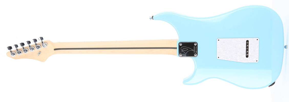 Vigier Excalibur Supra Hsh Trem Mn +etui - Marie-antoinette Blue - Metalen elektrische gitaar - Variation 1