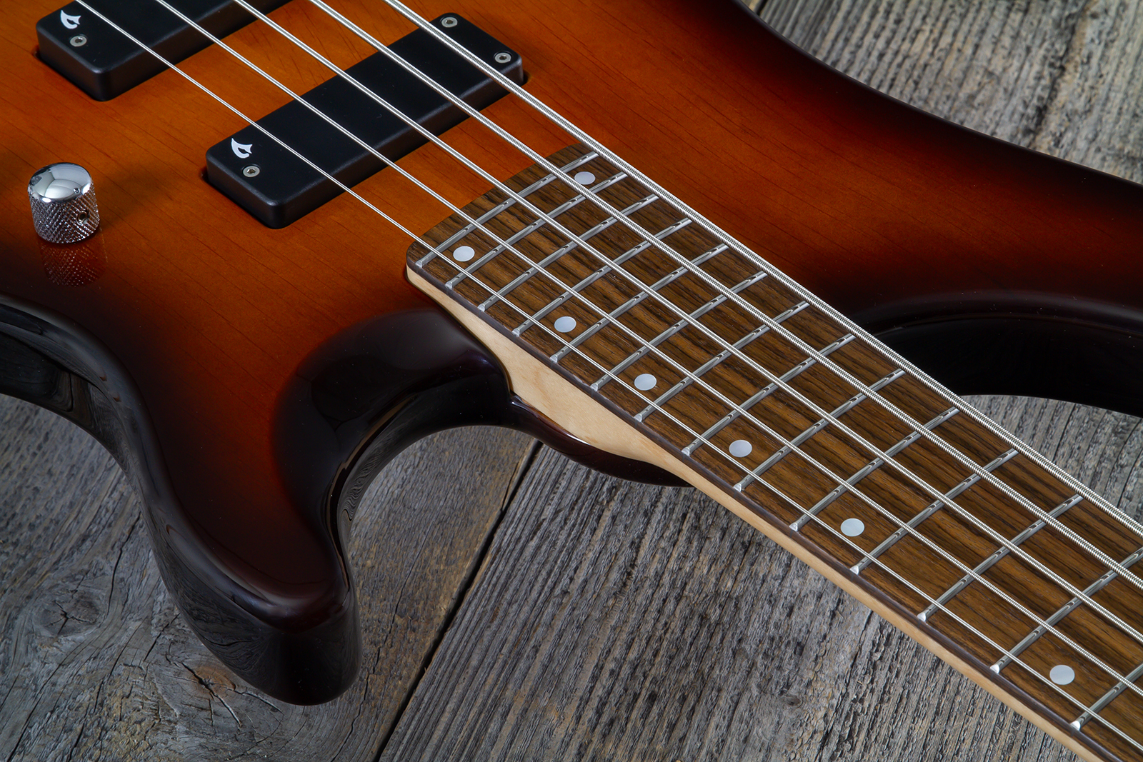 Vigier Excess Original 5c Active Rw - Antique Violin - Solid body elektrische bas - Variation 4