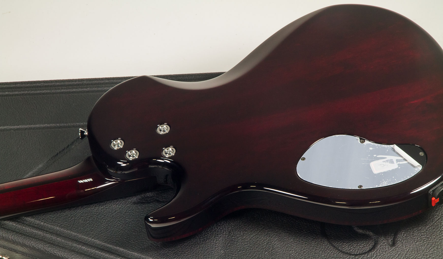 Vigier G.v. Wood Hh Ht Phe - Burgundy Fade - Enkel gesneden elektrische gitaar - Variation 3