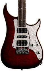 Metalen elektrische gitaar Vigier                         Excalibur Speciaal HSH (RW) - Mysterious red