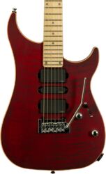Elektrische gitaar in strat vorm Vigier                         Excalibur Ultra - Double ruby fade matte
