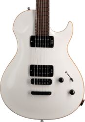 Enkel gesneden elektrische gitaar Vigier G.V. Rock - Pearl white