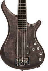 Solid body elektrische bas Vigier                         Passion IV 5-String - Black diamond