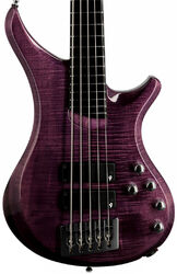 Solid body elektrische bas Vigier                         Passion IV 5-String - Amethyst purple