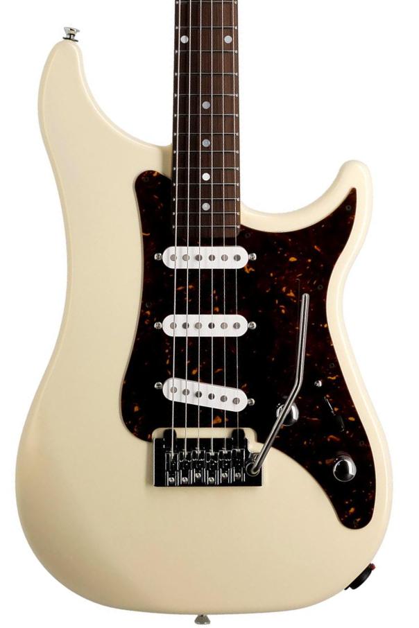 Elektrische gitaar in str-vorm Vigier                         Expert Classic Rock (Trem, RW) - Retro white